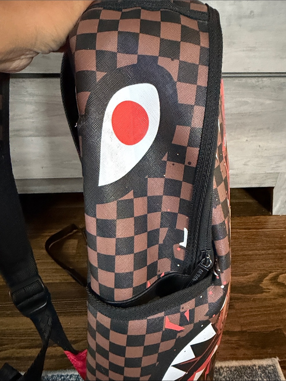 Sprayground Red and Black Taz Looney Tunes Graphic Backpack - Picture 4 of 6
